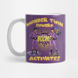 Wonder Twins Worn Out Mug